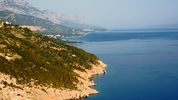 The beautifull adriatic sea in Croatia