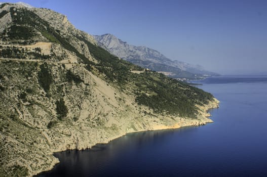 The beautifull adriatic sea in Croatia
