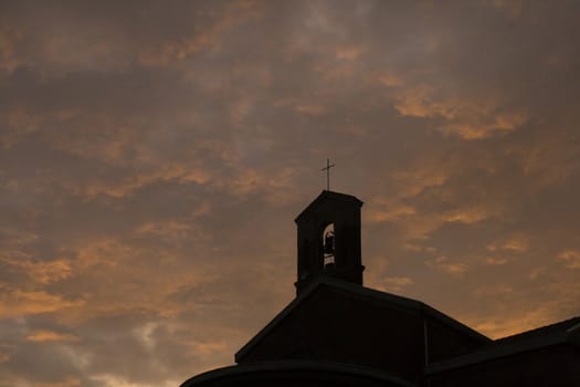 A church under a nice sky