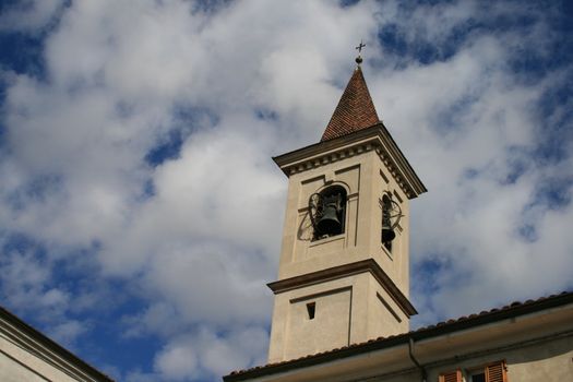 A church under a nice sky