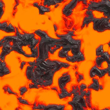 Here is a seamless active magma background