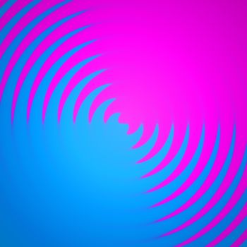 An abstract backdrop with pink and blue colors spiraling together. 