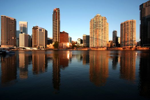 City of Brisbane Australia by the river