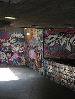 underground graffiti