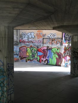 underground graffiti