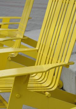 yellow chairs
