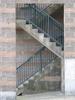 concrete staircase