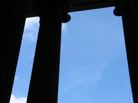 columns silhouette