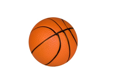 brown ball for basketball isolated over white