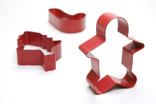 Cookie Cutters isolated against a white background