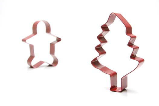 Cookie Cutters isolated against a white background