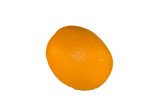 big orange fruit isolated over white