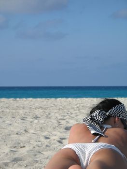 girl at the beach