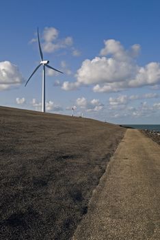 Windmill in the Province of Zeeland, the Netherlands