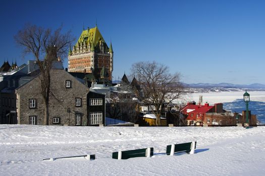 Quebec City most famous landmark, Ch�teau Frontenac
