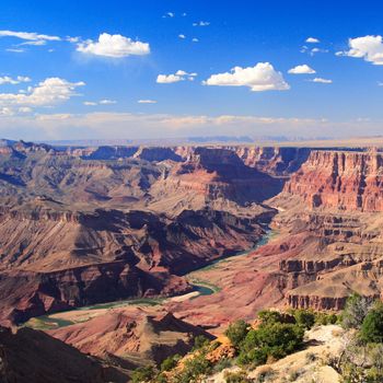 Colorado river landscape, Grand Canyon USA