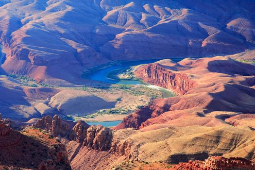 Colorado river closeup, Grand Canyon USA