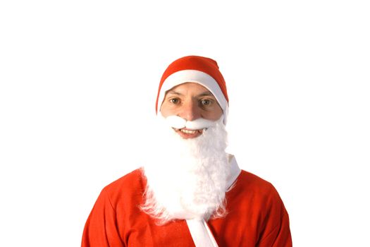 Christmas background Santa Claus, gifts