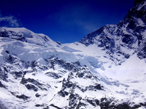 east wall of monte rosa