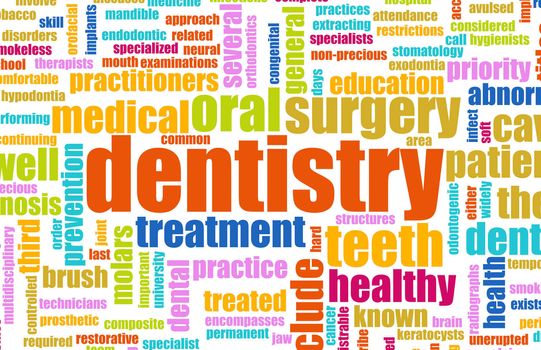 Dentistry Profession as a Medical Concept Art