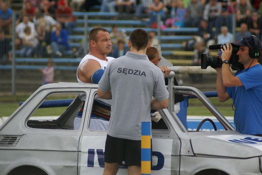 Strong Man, the championship of Poland, Skierniewice City, 05 of august 2007