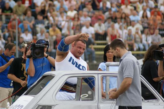 Strong Man, the championship of Poland, Skierniewice City, 05 of august 2007