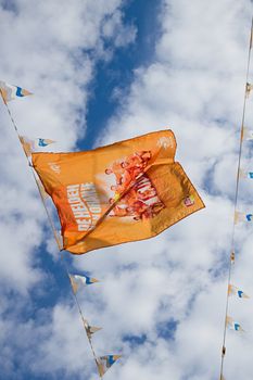 THE NETHERLANDS - 2010: Support of the Dutch team in the cities during soccer- or football championships, 2010, the Netherlands