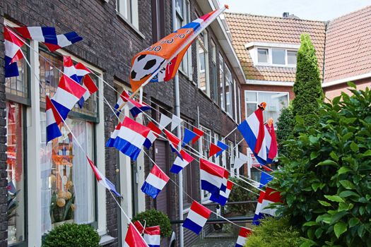 THE NETHERLANDS - 2010: Support of the Dutch team in the cities during soccer- or football championships, 2010, the Netherlands