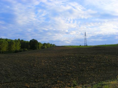 Landscape of hills