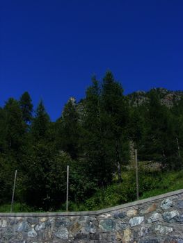 View of mountain landscape, Alps