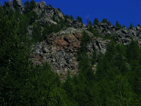 View of mountain landscape, Alps