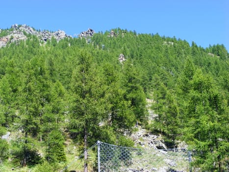 View of mountain landscape, Alps