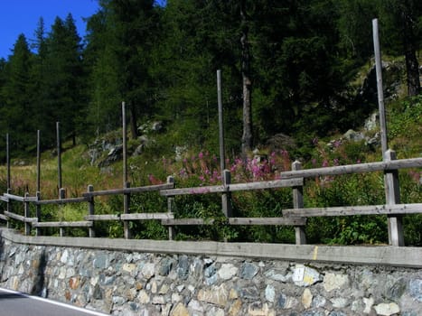 View of mountain landscape, Alps