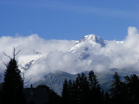 Landscape of mountains