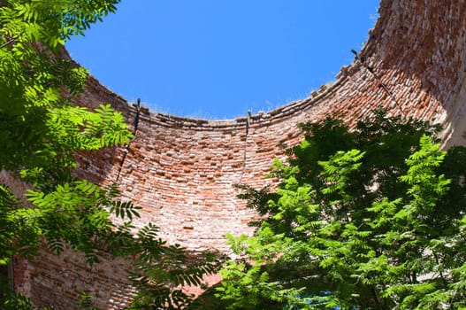 Old ruined church.