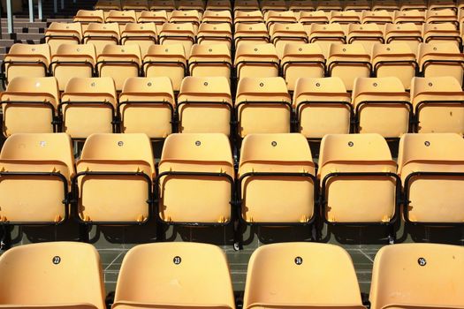 seat in sport stadium