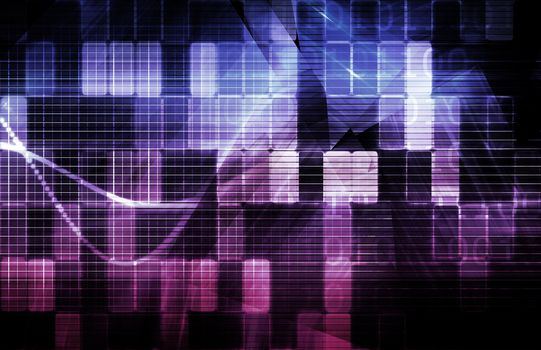 Technology Background as a Digital Abstract Art