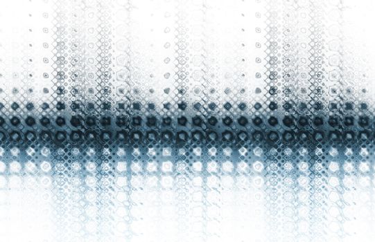 Futuristic Technology Data Flow as Art Abstract