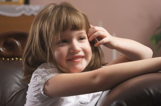 Adorable Girl Poses for a Fun Portrait