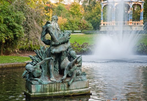 Koningin Astrid Park in Bruges Belgium