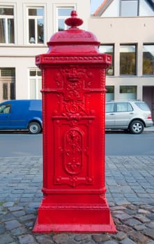 Mail box in Bruges Belgium