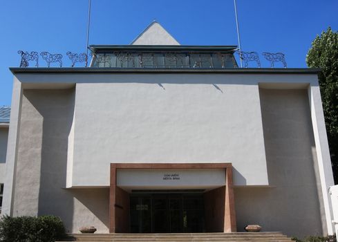 Front view on Brno House of Arts