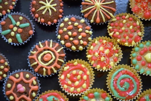 Delicious colorful sweets