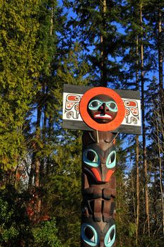 Totem Pole, Vancouver's Stanley Park, Canada