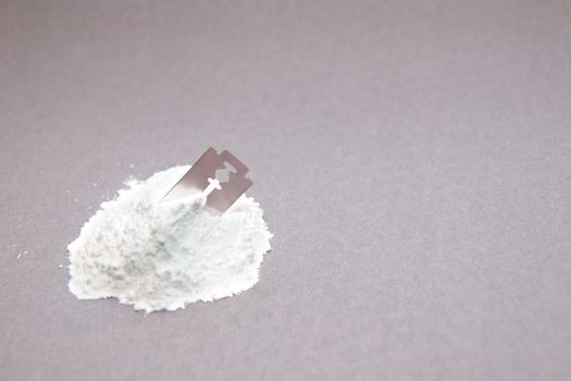 concept on let there be no deaths from drugs showing drug use