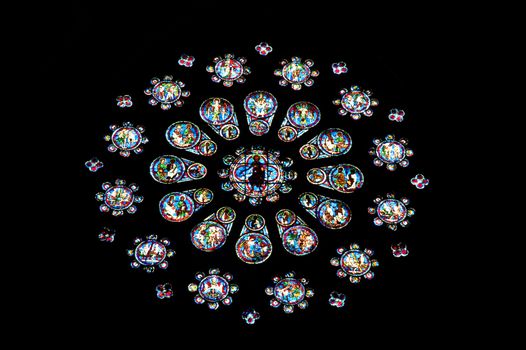 Chartres cathedral stained glass