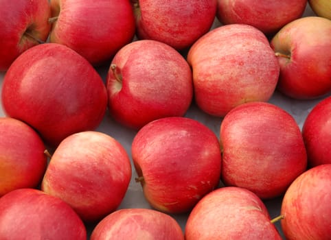 ripe juicy fresh red apples abstract background