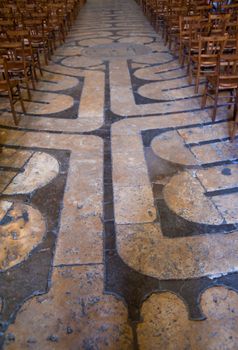 Chartres cathedral labyrinth