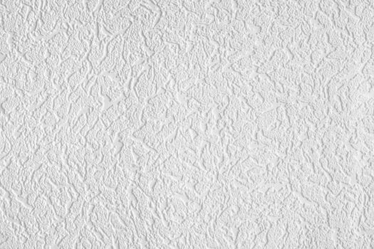 Surface of white wall-paper having the relief