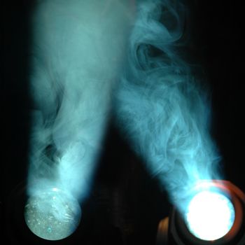 Lights and smoke. Two separate files are put togeter in this file.